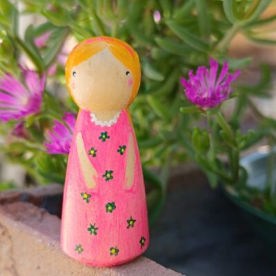 Peg dolls “Il giardino delle farfalle” per bambini